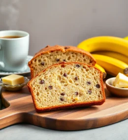 Moist No-Butter Banana Bread