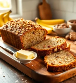 Nutty Banana Bread