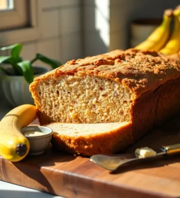 Moist Yogurt Banana Bread