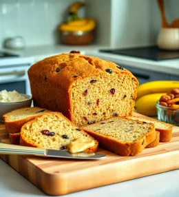 Healthy Banana Bread Without Butter