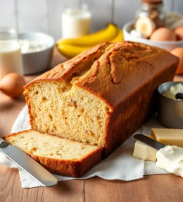 Moist Buttermilk Banana Bread