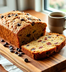 Healthy Oatmeal Banana Bread