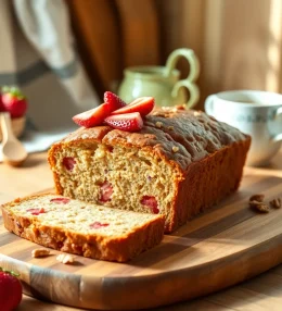 Strawberry Banana Bread