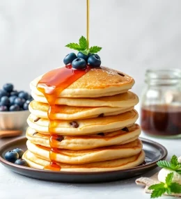 Fluffy Pancakes with Self-Rising Flour